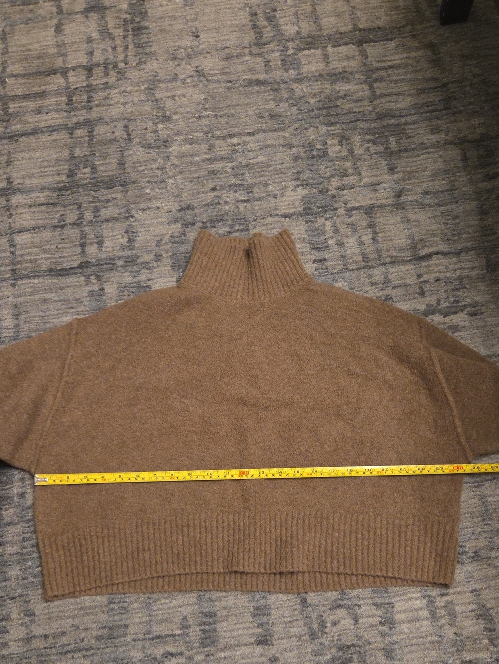 DISSH Brown Cropped Turtleneck Sweater - Picture 7 of 7